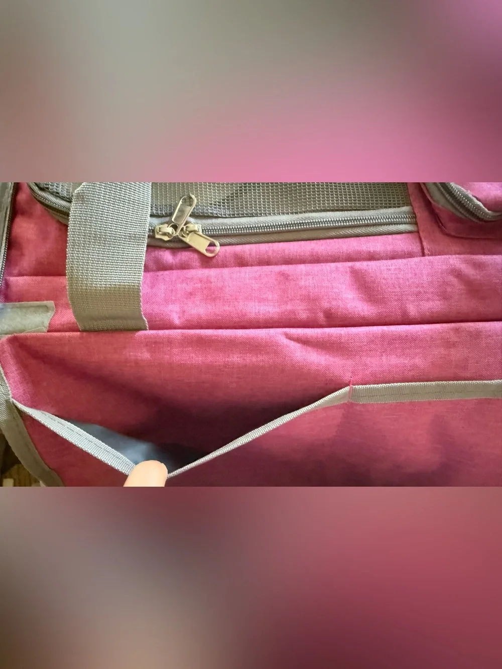 💕 NIB Pink Soft-Sided Cat or Small Dog Pet Carrier with Mesh Panels